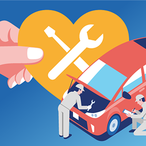 車両保険は修理でどこまで使える？のアイコン