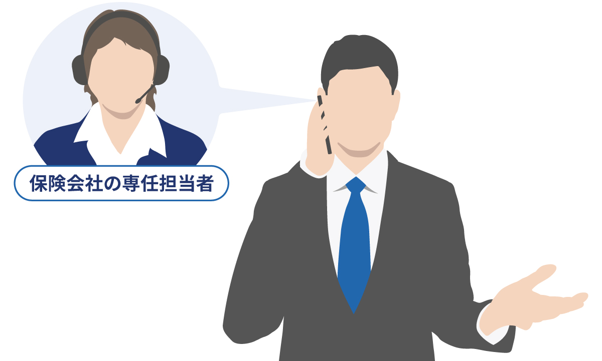 保険会社が示談交渉を行う