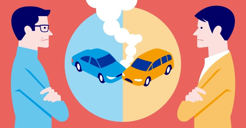 自動車事故の過失割合とは？