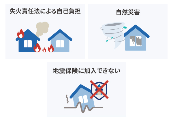 【持ち家・賃貸共通】火災保険に入ってない場合のリスク