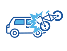 停めてあった車に自転車をぶつけてしまい、修理費用を請求された